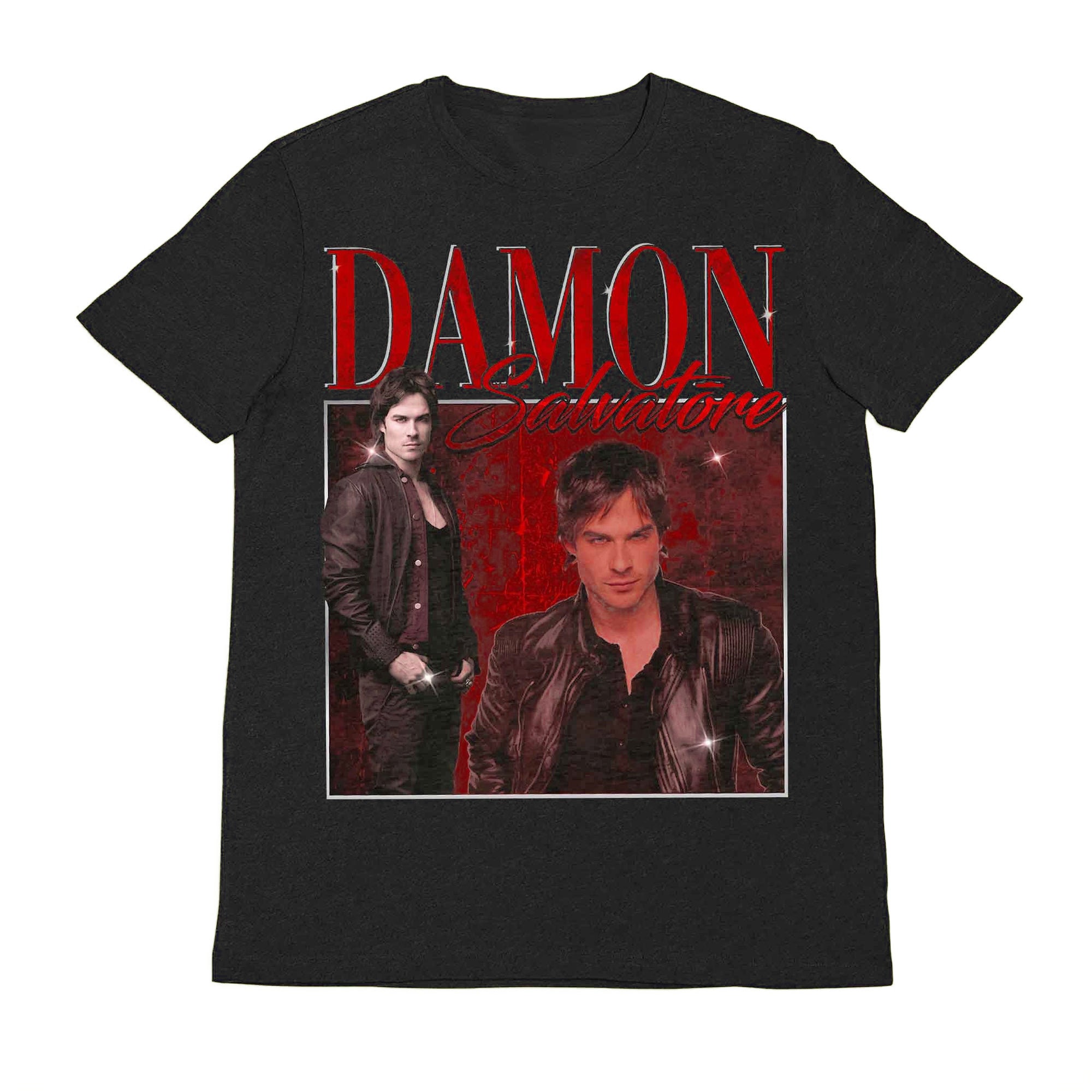 Damon Salvatore Shirt Ian Somerhalder Gift For Fan Tee Etsy