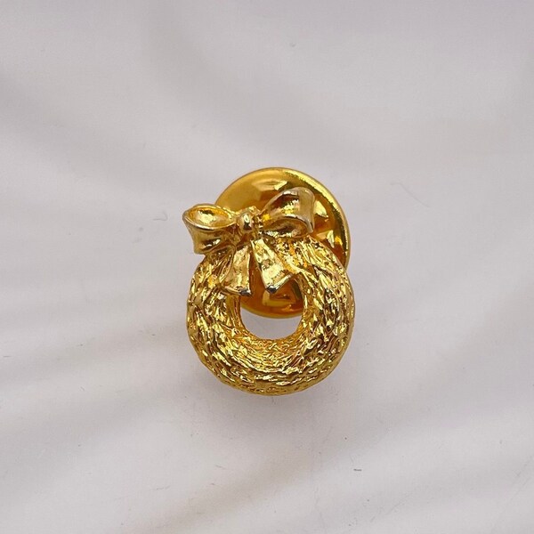 Broche de corona, Navidad, Vintage, Festivo, Pin de solapa