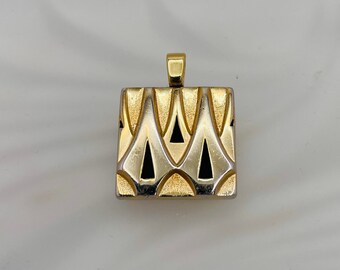 Collier Vintage Ancien Couleur Argent Avec Perle Et Cristal Bleu Central - Occasion Très Bon état 2015