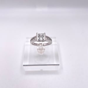 Lia Sophia Silver and Crystal Ring