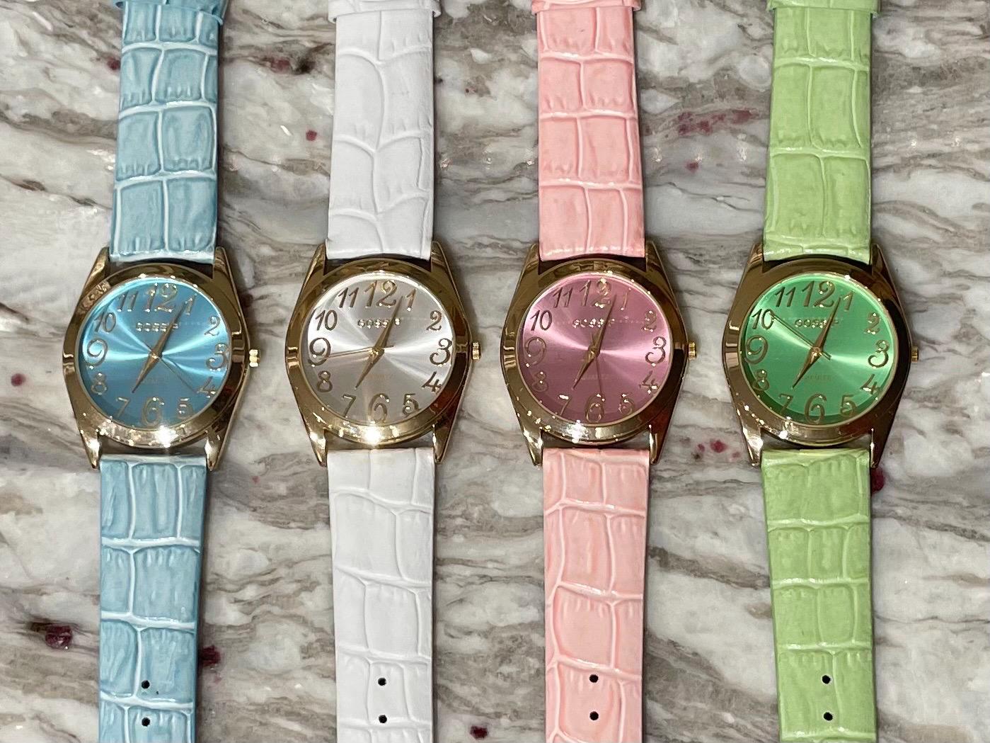 Gossip Silver Tone Colorful Rhinestone Clamper Stainless Steel Watch WORKING Gossip Men main image 4