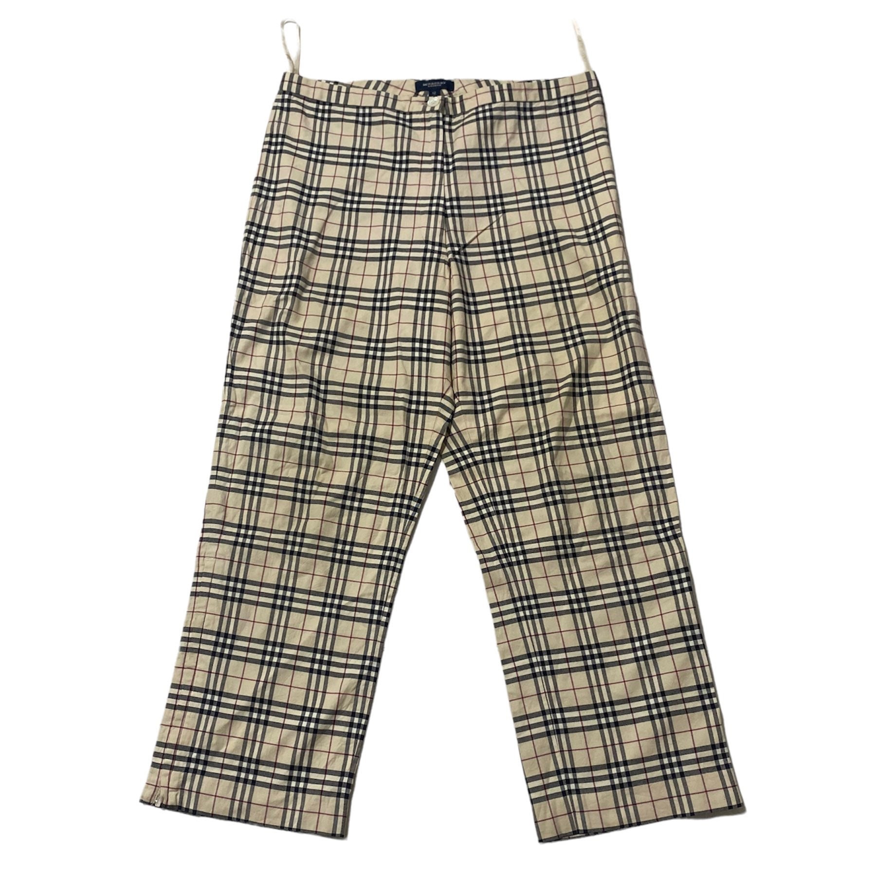 Burberry Vintage Check Cotton Trousers for Men  Lyst Canada