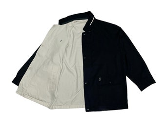 Vintage YSL Yves Saint Laurent Reversible Big Logo Jacket - Etsy