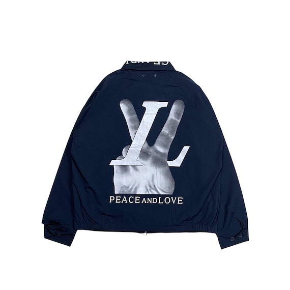 Vintage Louis Vuitton Peace and Love Big Logo Harrington Jacket - Etsy
