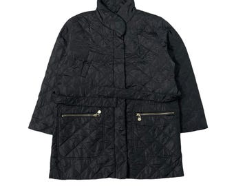 Vintage Gucci Quilted Parka Belted Jacket