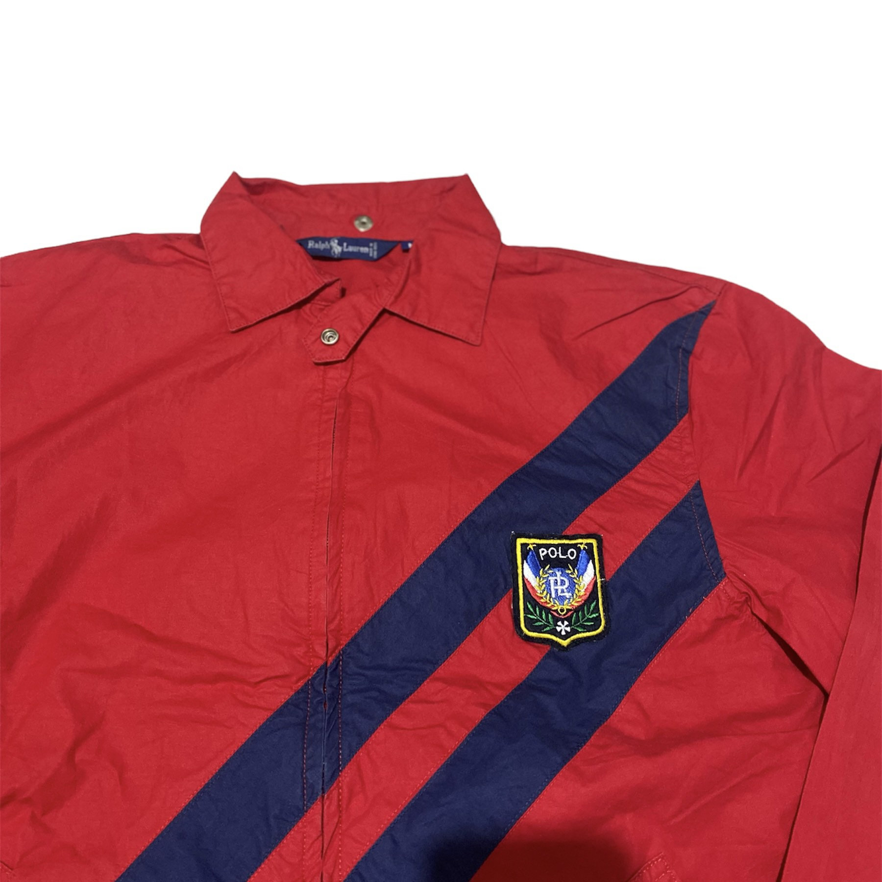 Vintage Polo Uni Crest Logo Jacket Stadium Pwing - Etsy