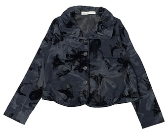 Keiko Kishi schiere Blumen-Kunst-Shirt