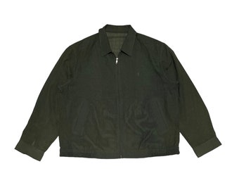 Vintage YSL Yves Saint Laurent Windbreaker Jacket Large 90s Vintage YSL Yves Saint Laurent Windbreaker Jacket Large 90s