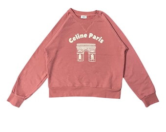Vintage Celine Paris Big Logo Sweatershirt