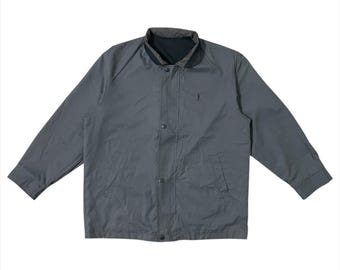 Vintage YSL Yves Saint Laurent Gingham Plaid Bomber Work Jacket - Etsy