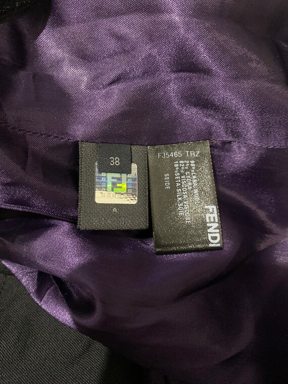 Fendi Deconstructed Patchwork Blazer Outerwear Ja… - image 8