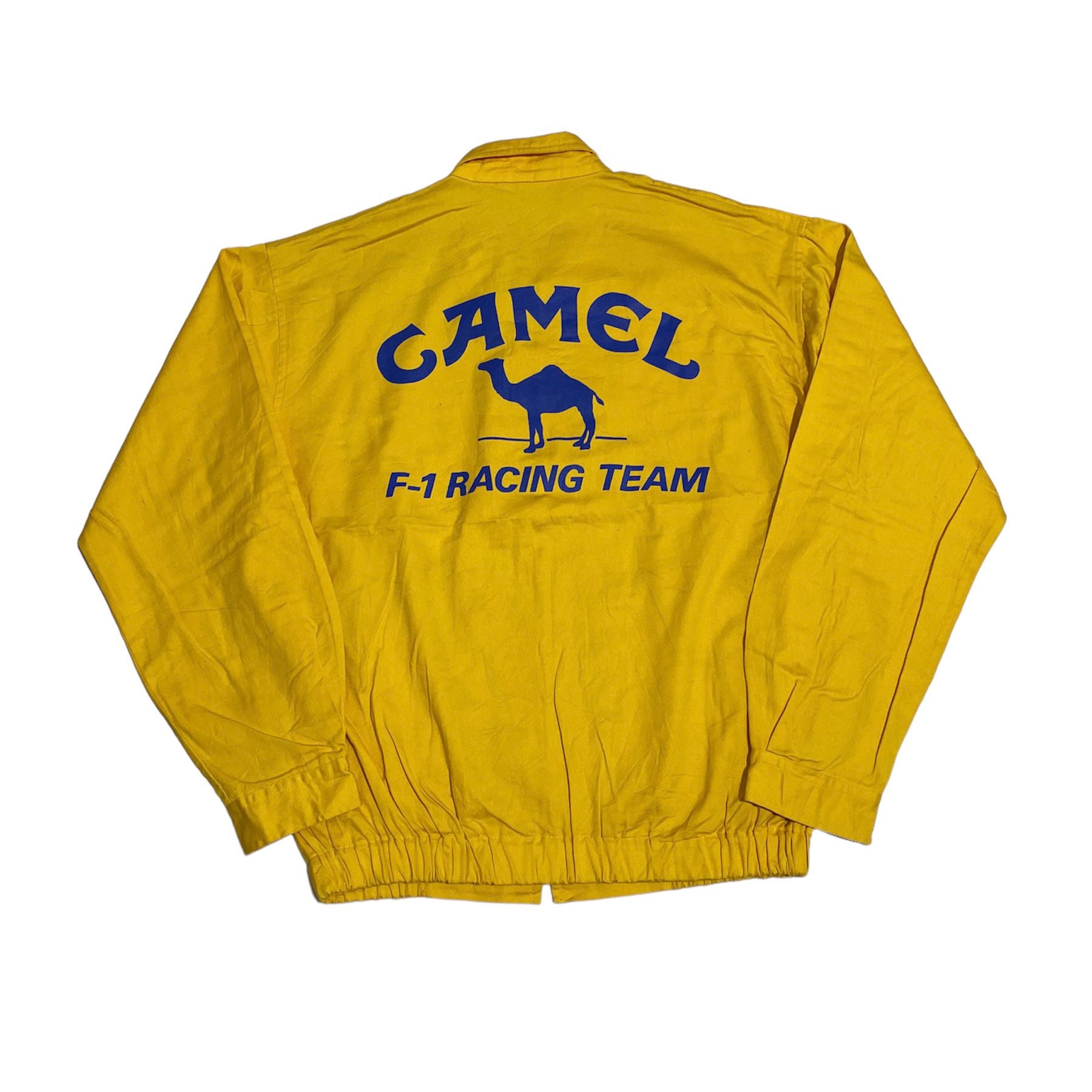 耐熱 二層 足あとぐらす (M) 80s CAMEL HONDA スウェット キャメル