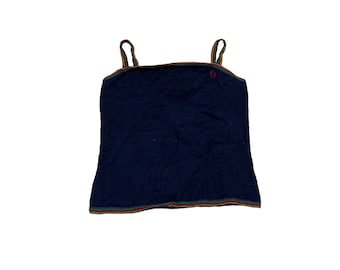 Vintage 80er Jahre Fendi Strick Tank Top Shirt