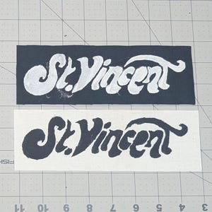 St. Vincent patch / band patch / punk patch