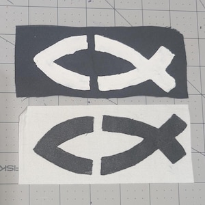 Ichthys patch / Jesus fish patch / punk patch