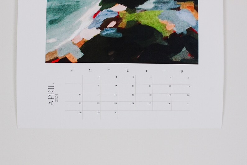 2024 Wall Calendar, Wall Art Calendar, Art Calendar, Vertical Calendar