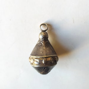 Antique Victorian silver plated baby rattle, bell