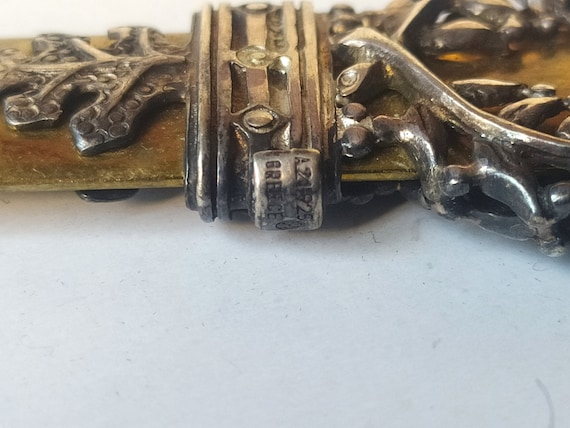Ilias Lalaounis Vintage 925 Silver and Brass Letter Opener