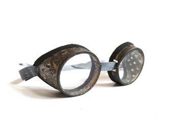 óculos vintage / óculos de segurança / óculos com lentes / Steampunk