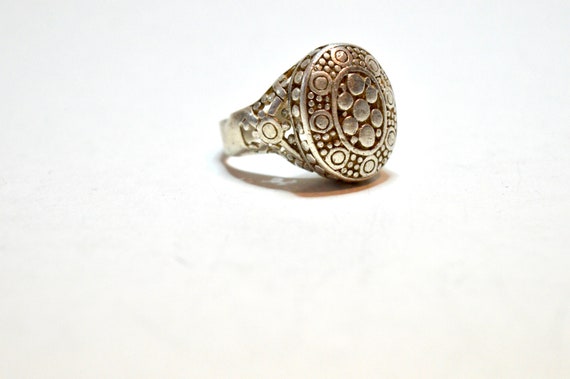 old 925 silver ring / size US 10.5 EU 63 UK U1/2 … - image 4