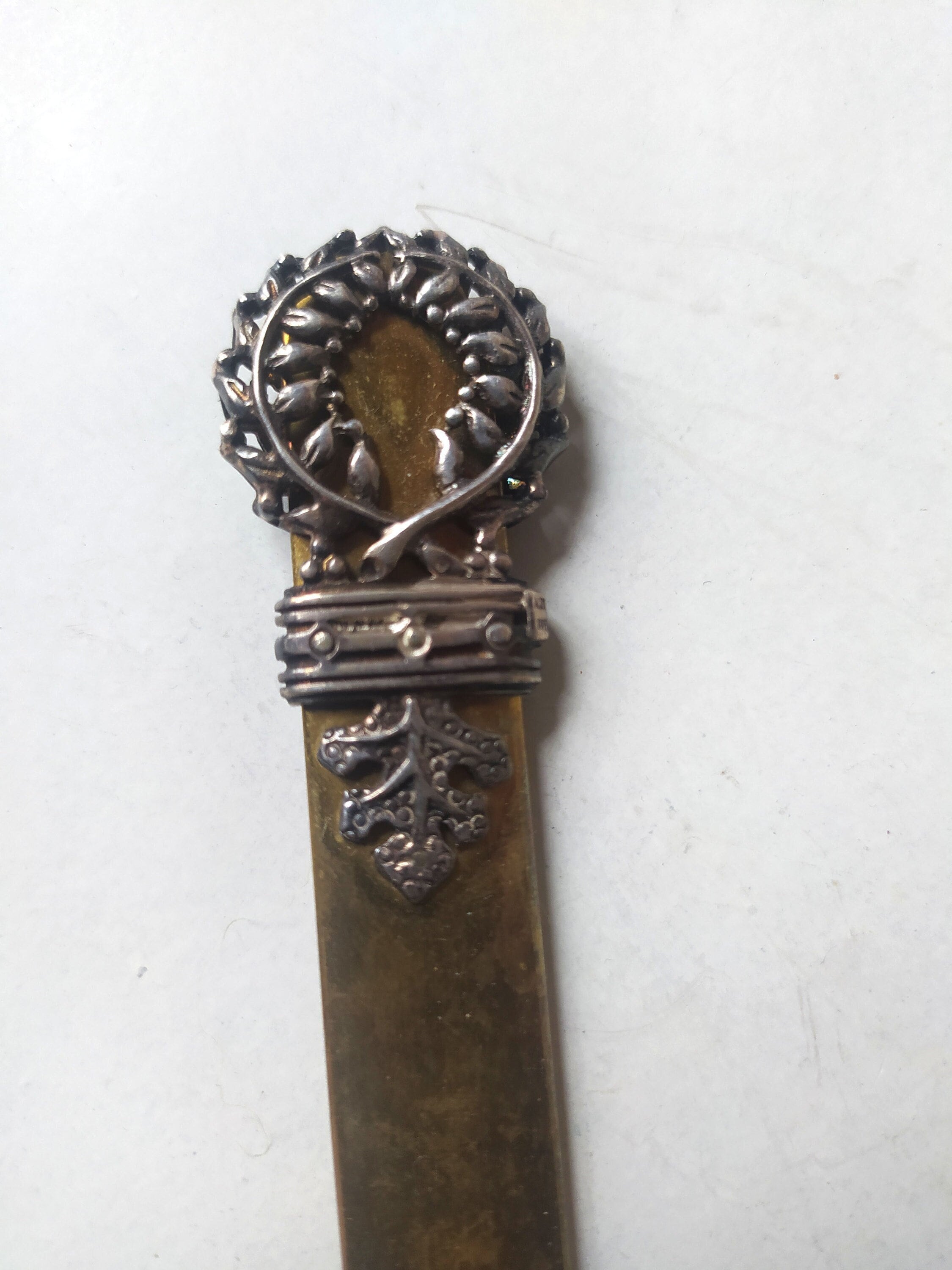 【Ilias LALAOUNIS】シルバーブロンズ ロウソク立て【ヴィンテージ】 Ilias Lalaounis Vintage 925 Silver and Brass Letter Opener