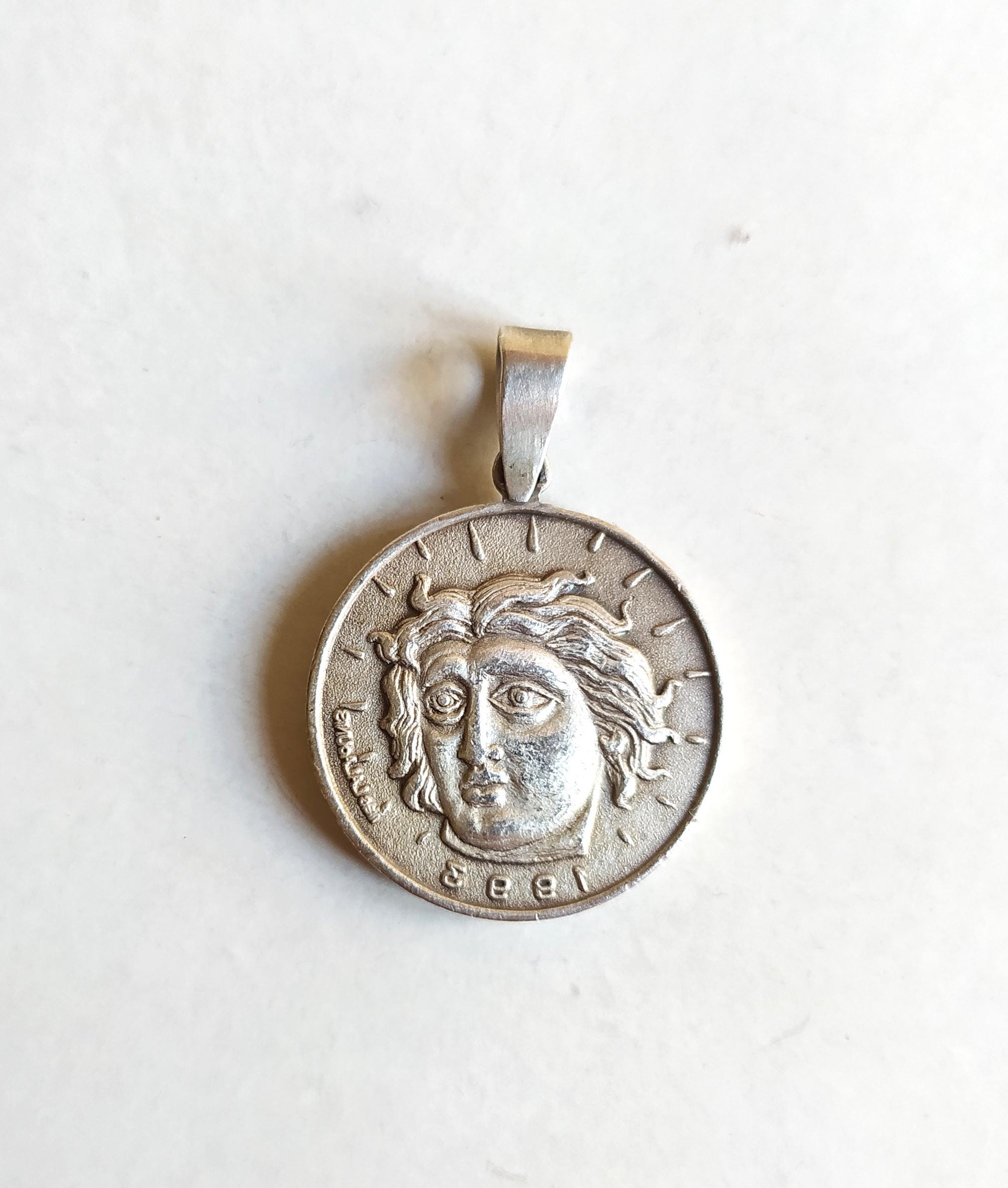 【Ilias LALAOUNIS】シルバーブロンズ ロウソク立て【ヴィンテージ】 Ilias Lalaounis Sterling Silver Lucky Charm Pendant 1993 Apollo