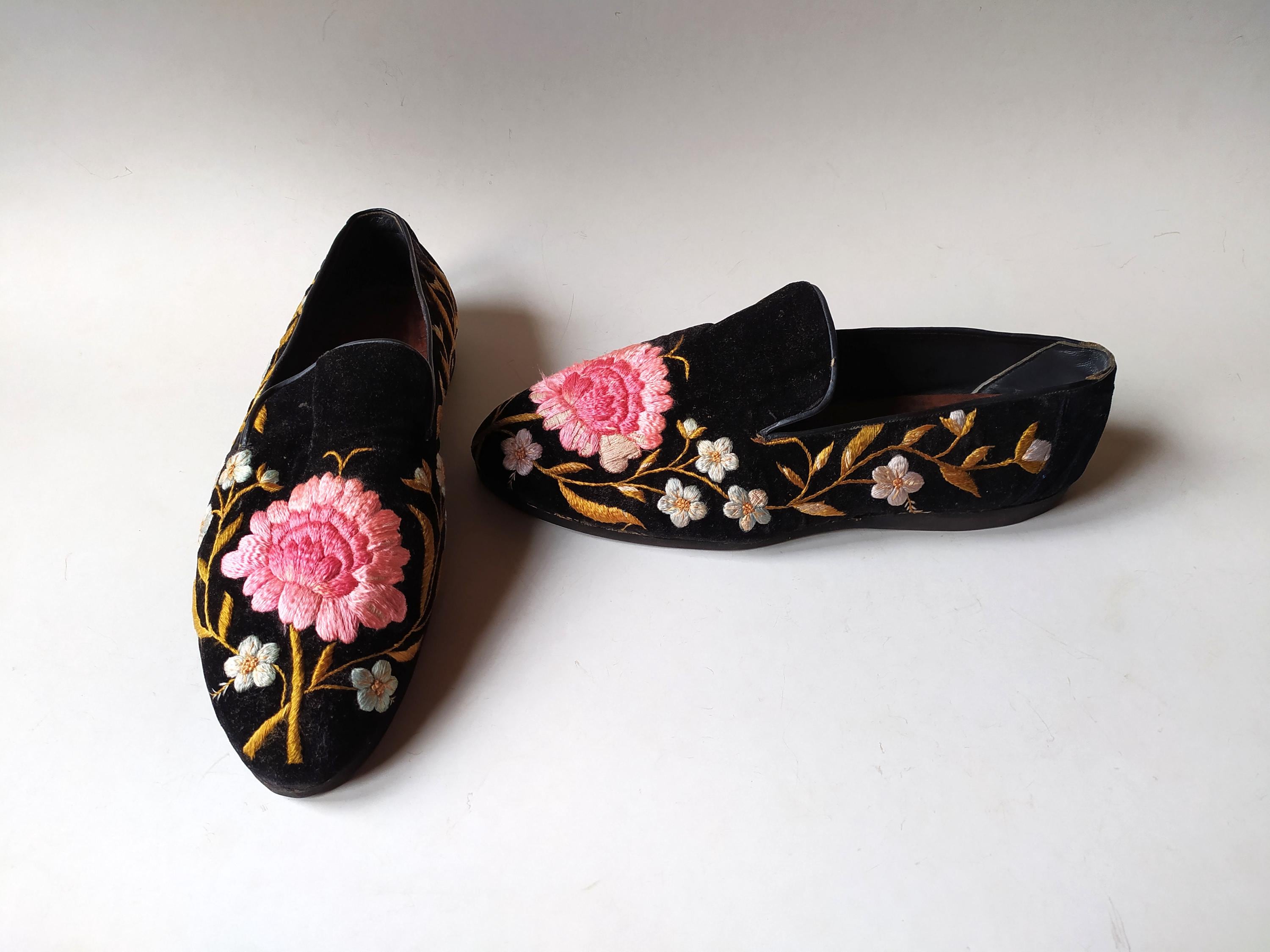 ✨極美品✨スタブスアンドウートン オペラシューズ ゴルフ 刺繍 スペイン製 38 ✨極美品✨スタブスアンドウートン オペラシューズ ゴルフ 刺繍