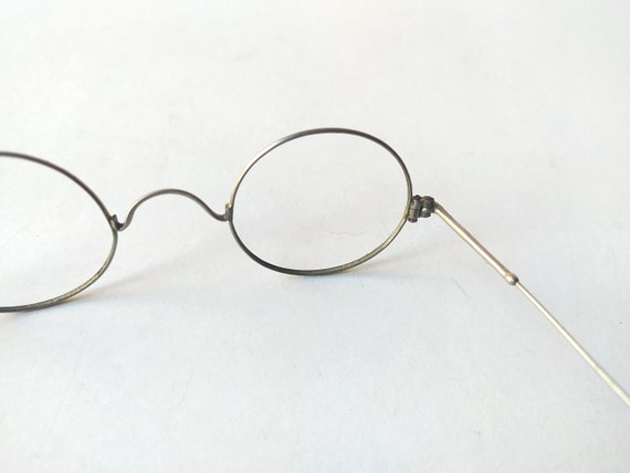 antique eye glasses in original case / wire rims … - image 6