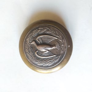 Fermacarte vintage in argento 925 e ottone di Ilias Lalaounis, fermacarte a tema greco antico / realizzato in Grecia / sterling / anthemion, corona