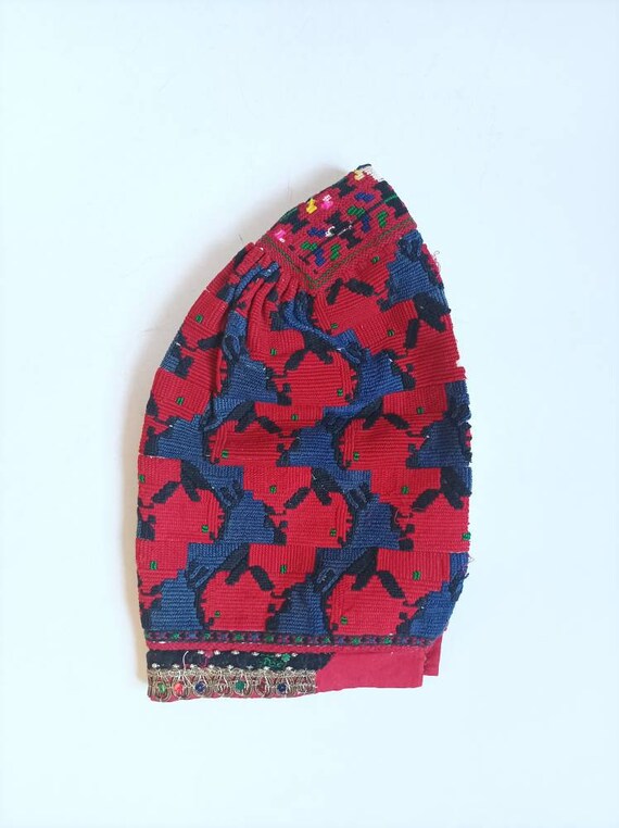 Antique hand embroidered Hat / Ottoman empire era… - image 2