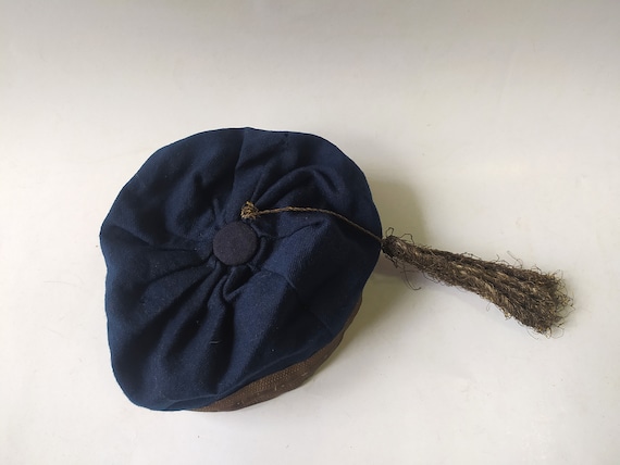 Antique Greek Traditional costume's blue hat with… - image 2