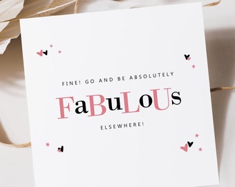 Funny New Job Card |Congratulations On Your New Job Card |New Career | Good Luck In Your New Job | Leaving Work Card For Colleague, Coworker