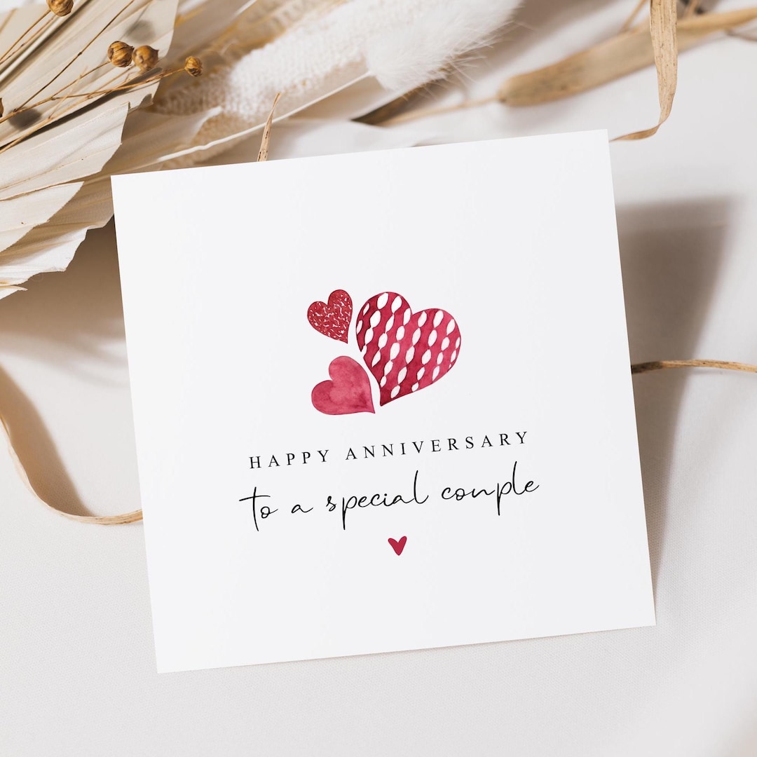 Happy Anniversary to A Special Couple Card | Anniversary Card for ...