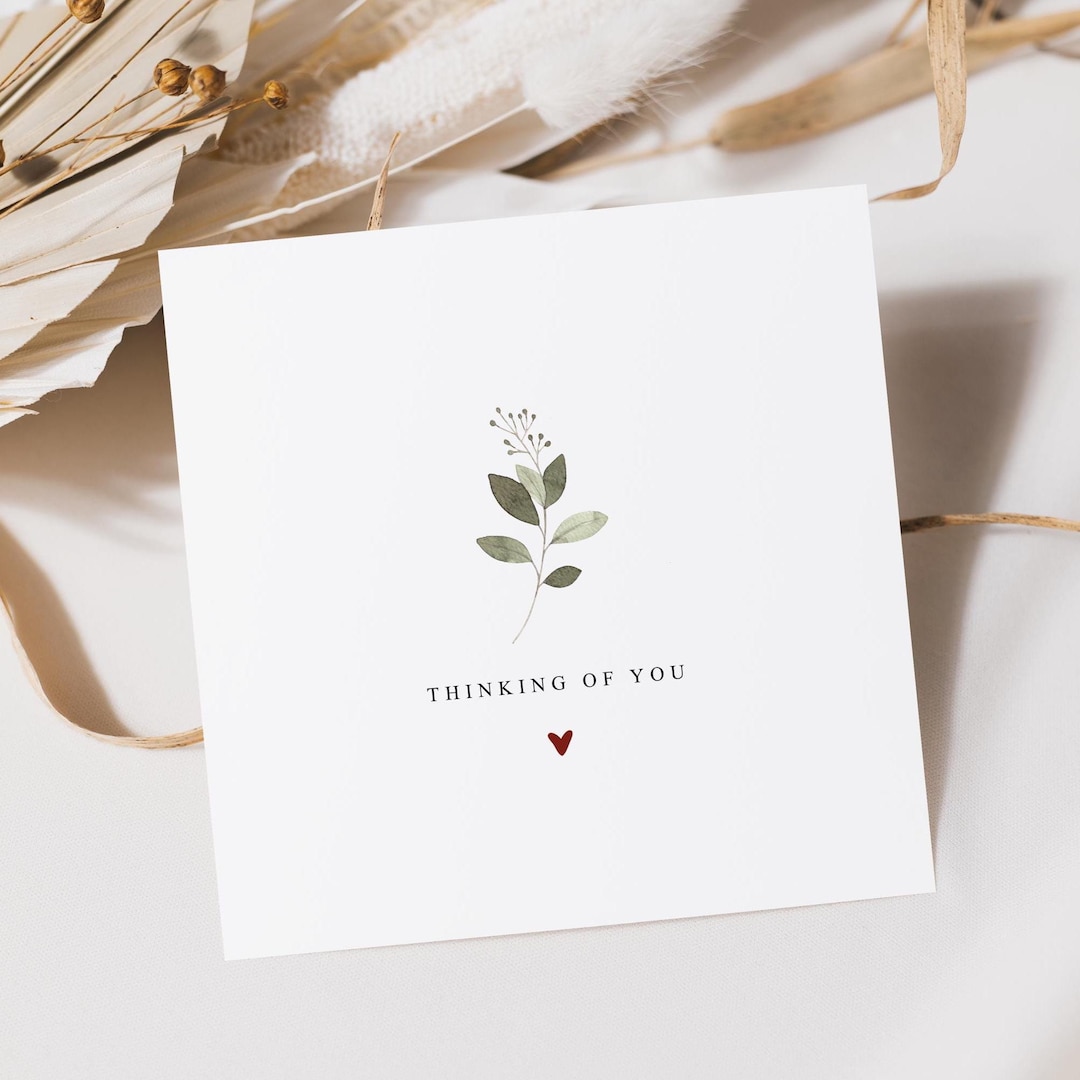 Thinking of You Card | Sympathy Card | Sending Love to You ...