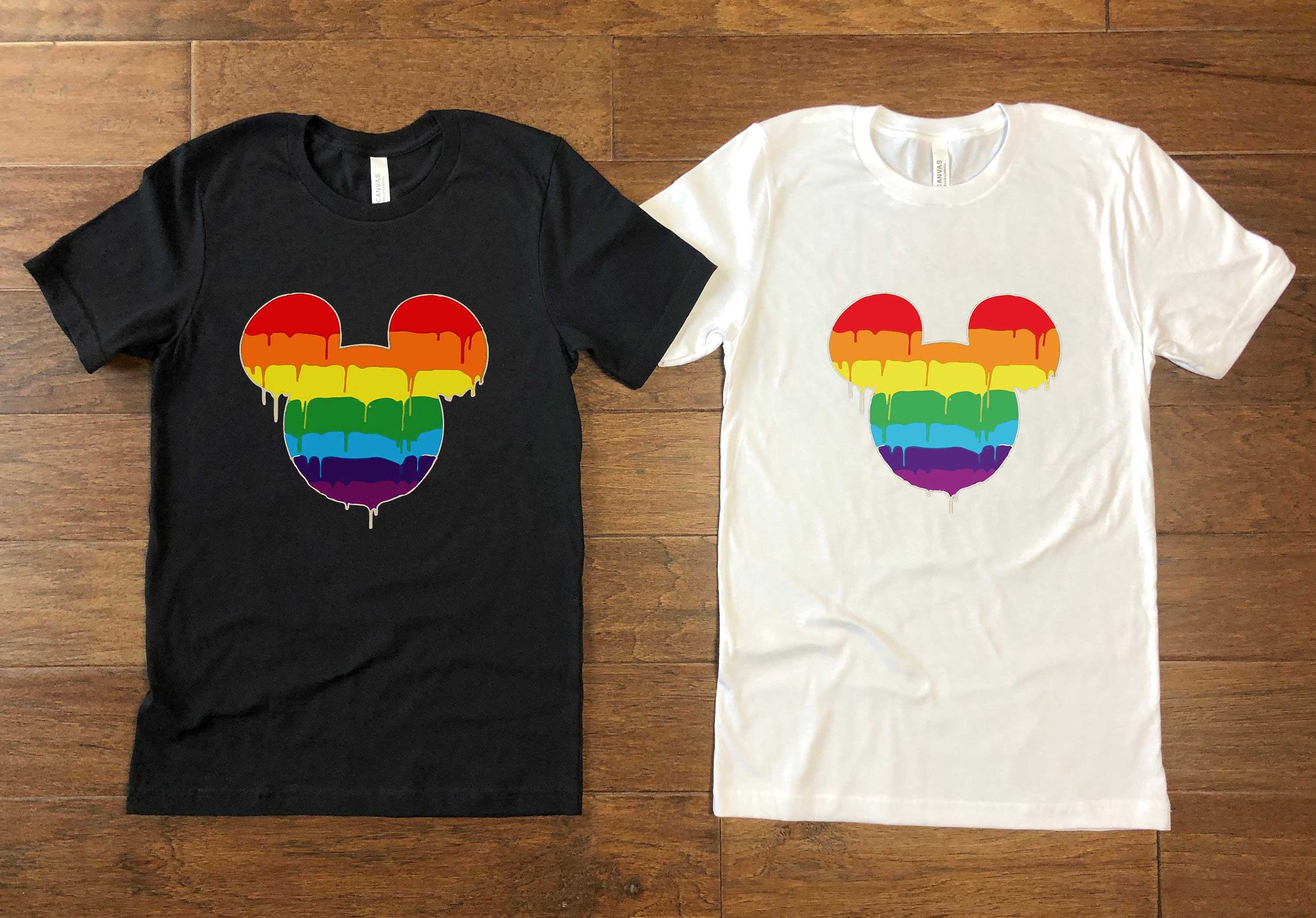 Disney Pride TShirt Pride Shirt LGBT Shirt Regenbogen Etsy