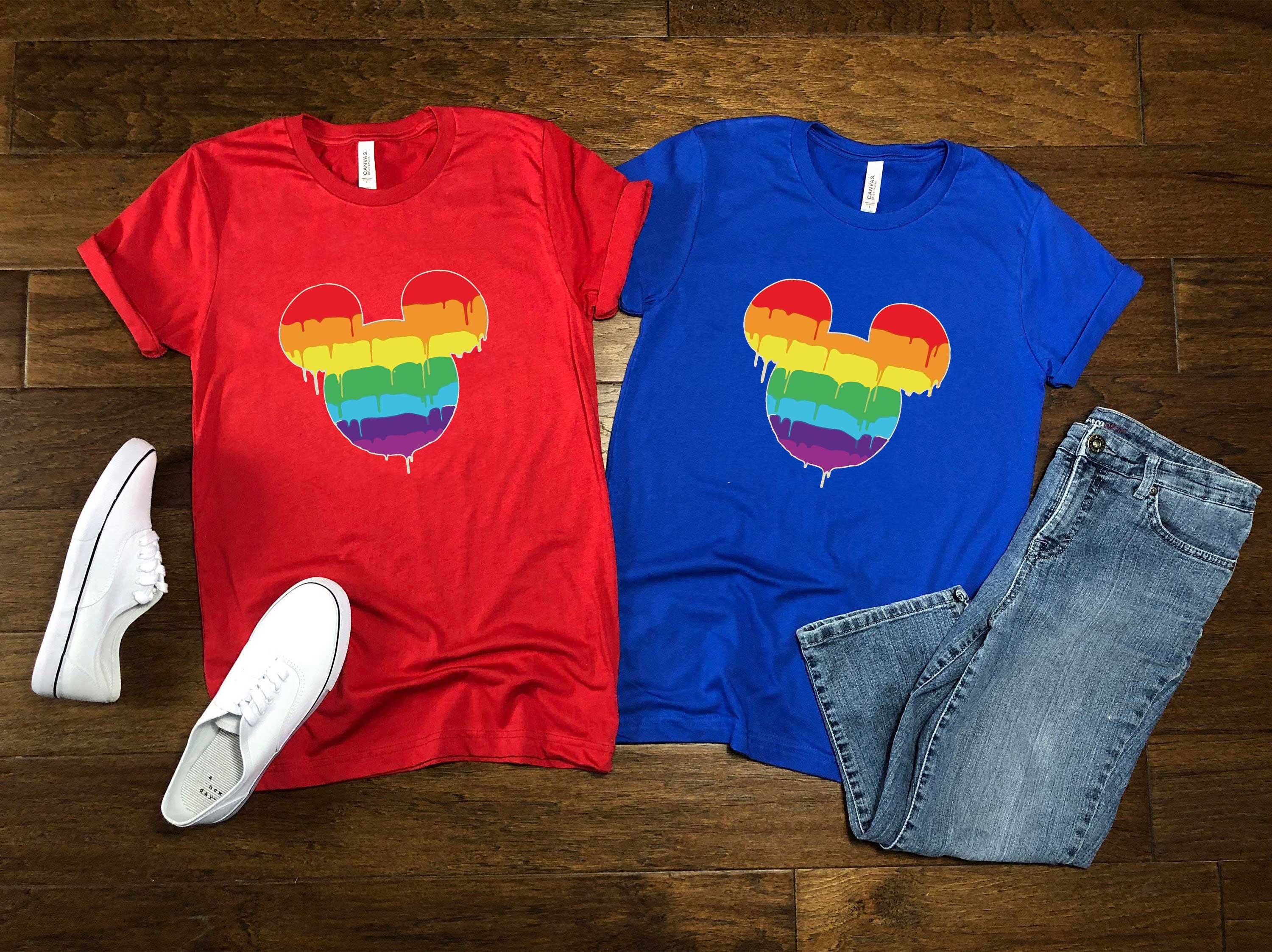Disney Pride TShirt Pride Shirt LGBT Shirt Regenbogen Etsy