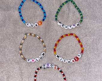 5sos をテーマにしたブレスレット