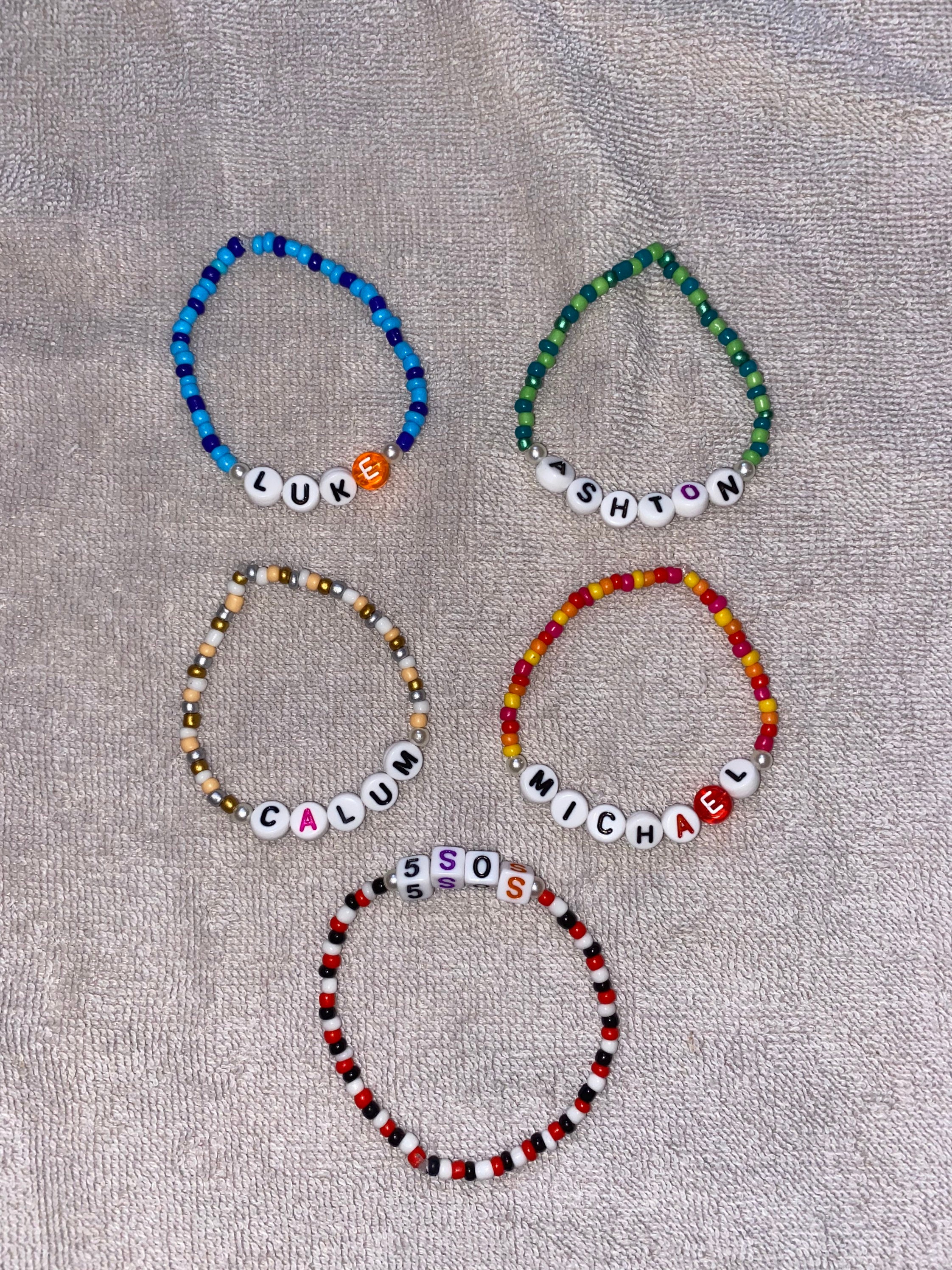 5sos Themed Bracelets - Etsy