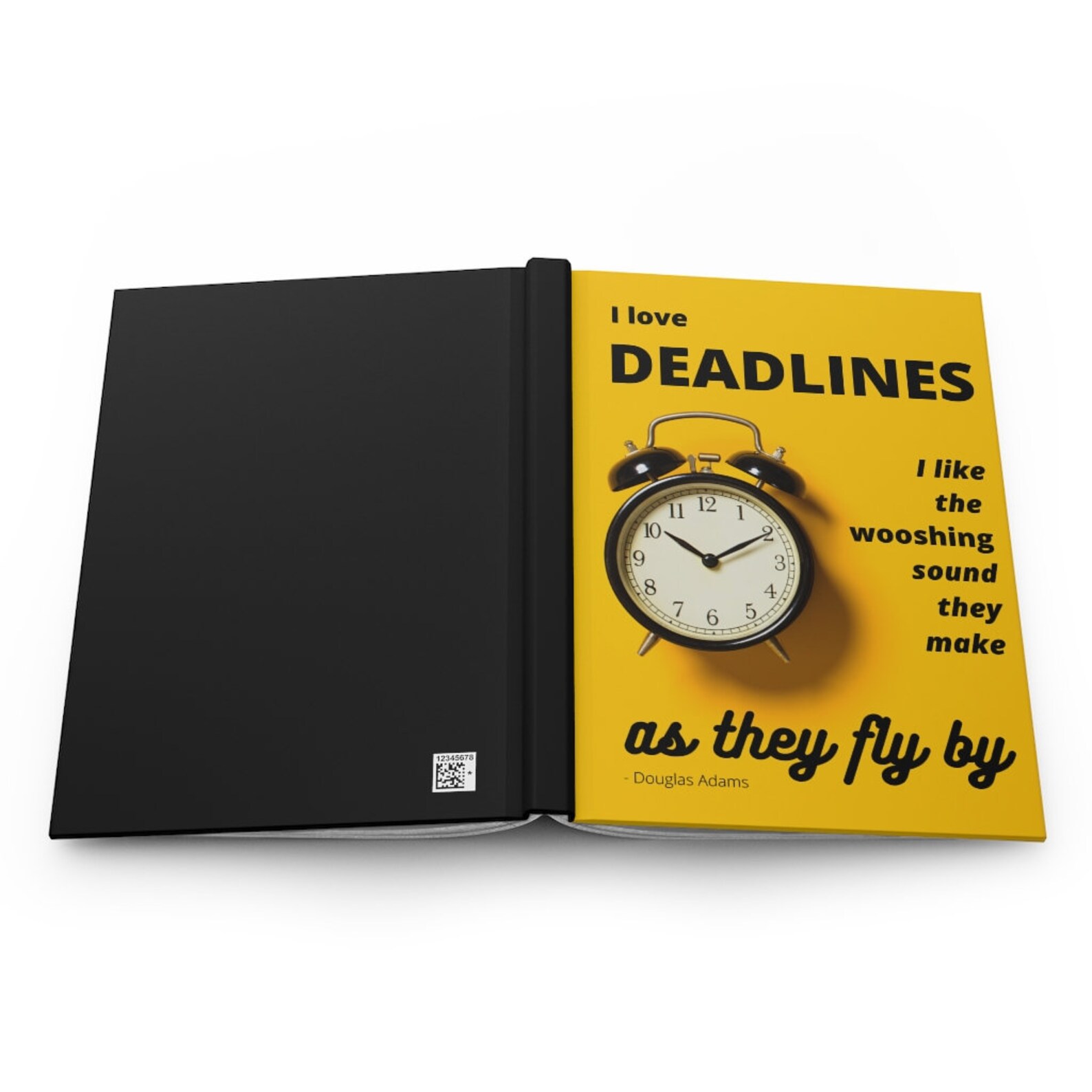 I Love Deadlines... Douglas Adams Quote Motivation Time Etsy