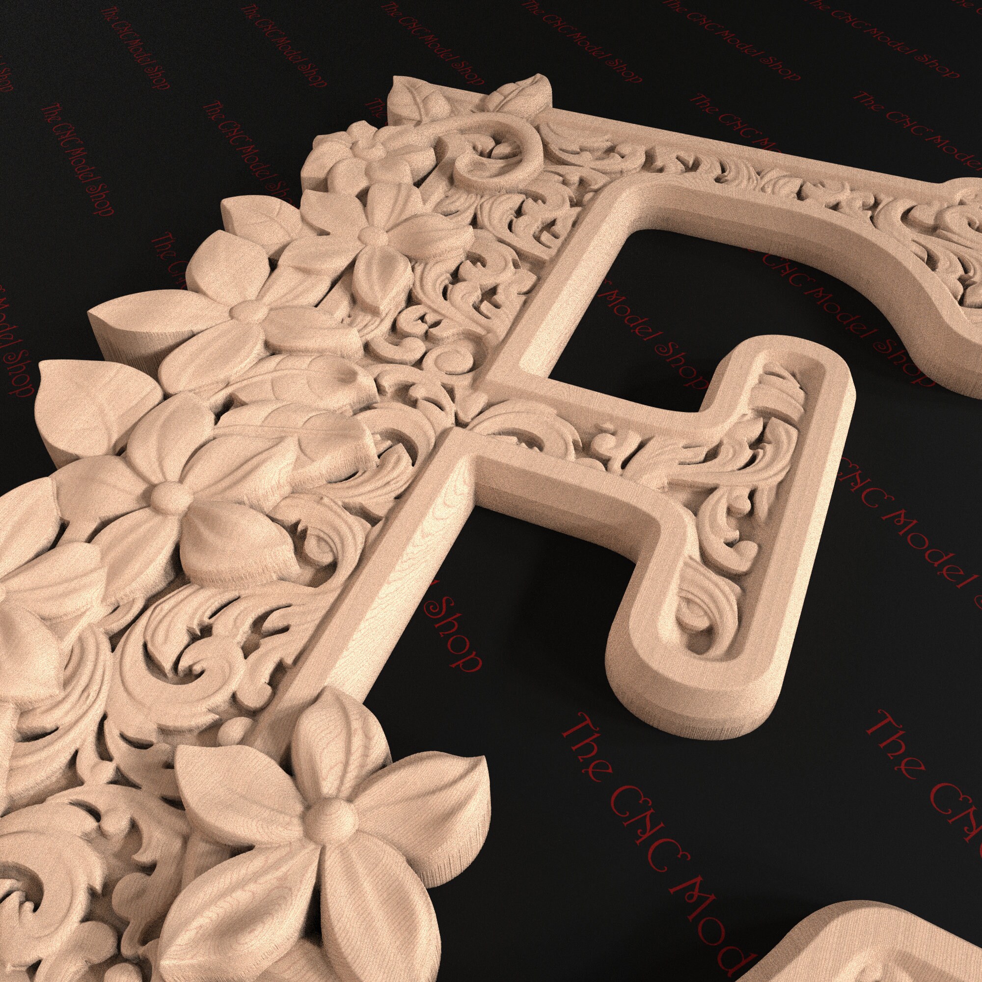 Free STL file DECORATIVE LETTERS 👽・Design to download and 3D