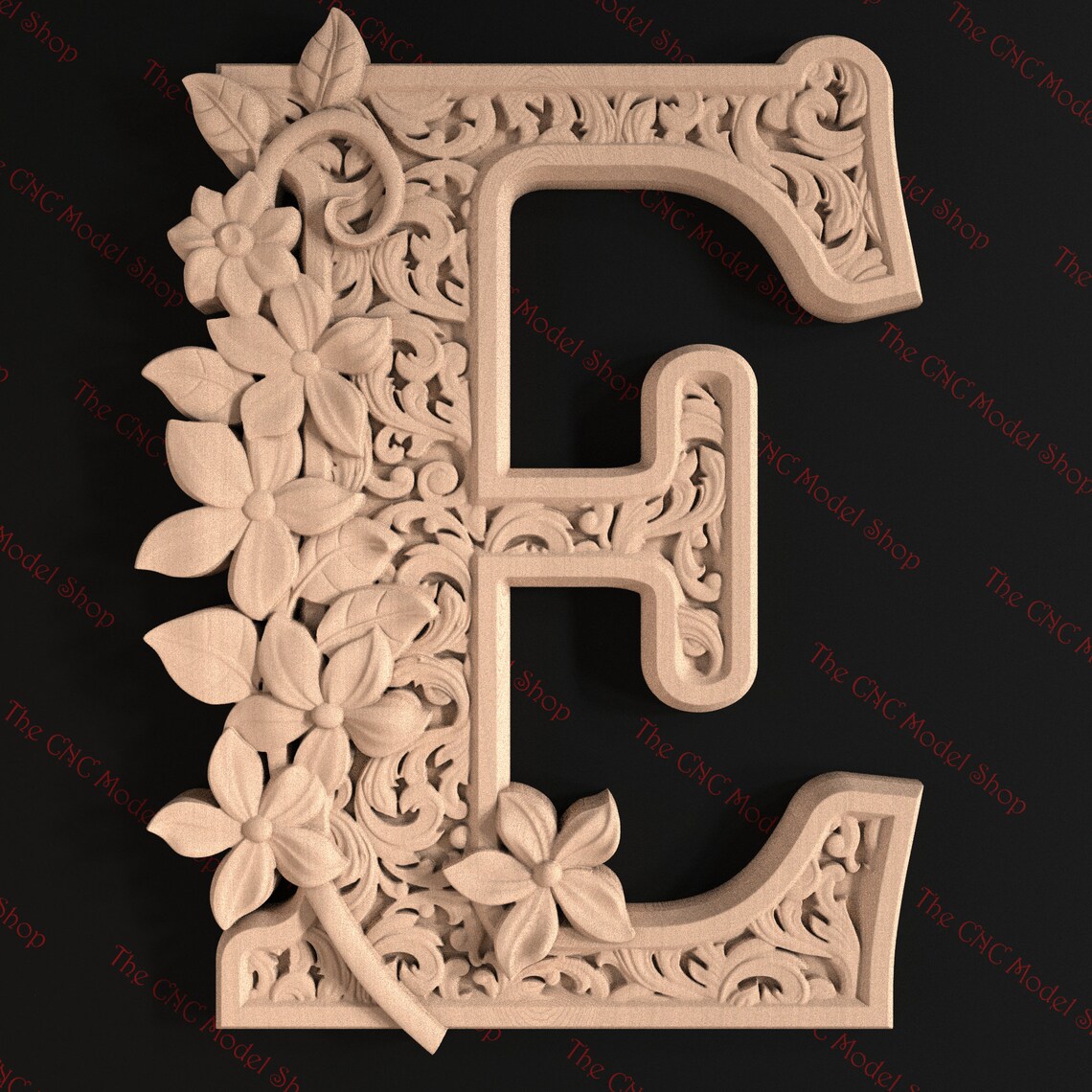 26 Pcs. 3D STL Relief File for Cnc of All Letters in the English ...