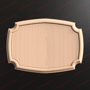 10 piezas de archivo STL 3D de un marco de letrero en blanco con múltiples opciones de perfil de borde para tallado CNC