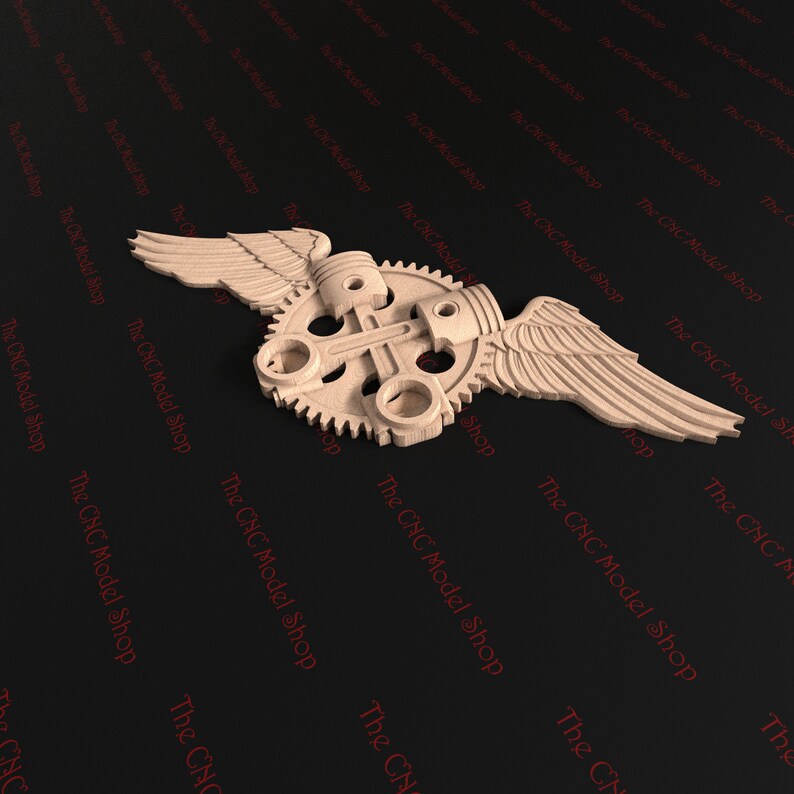 Automotive Emblem 3D Relief STL File for CNC Router Carving Etsy