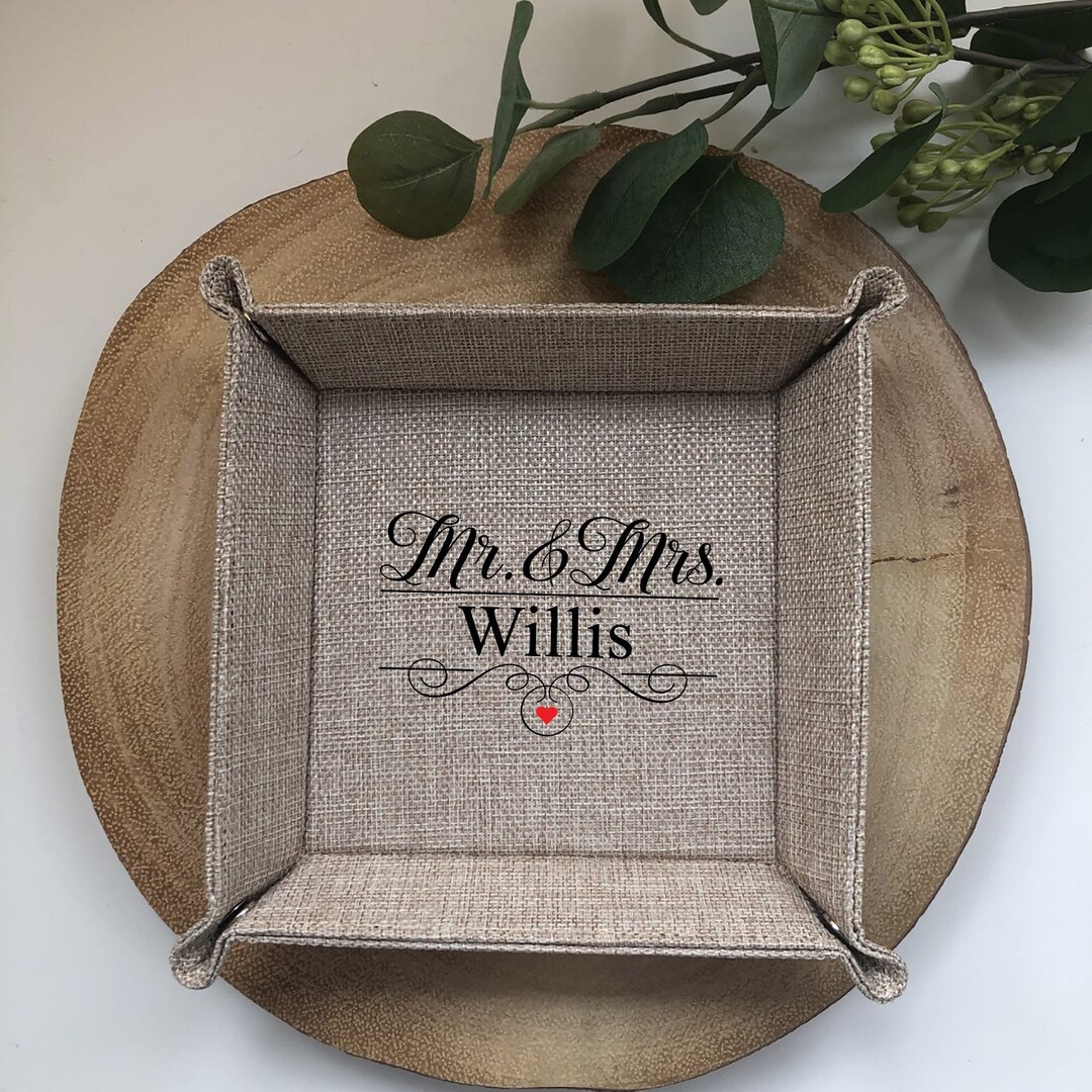 Personalised Jewellery Tray Watch Tray Cathall Tray Coin Dish Key Pot ...