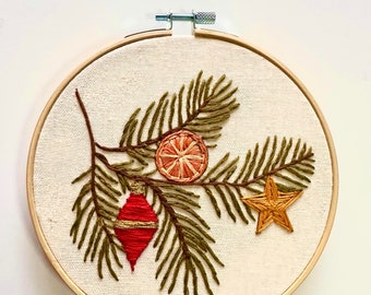 Winter Embroidery Bundle w/video tutorial