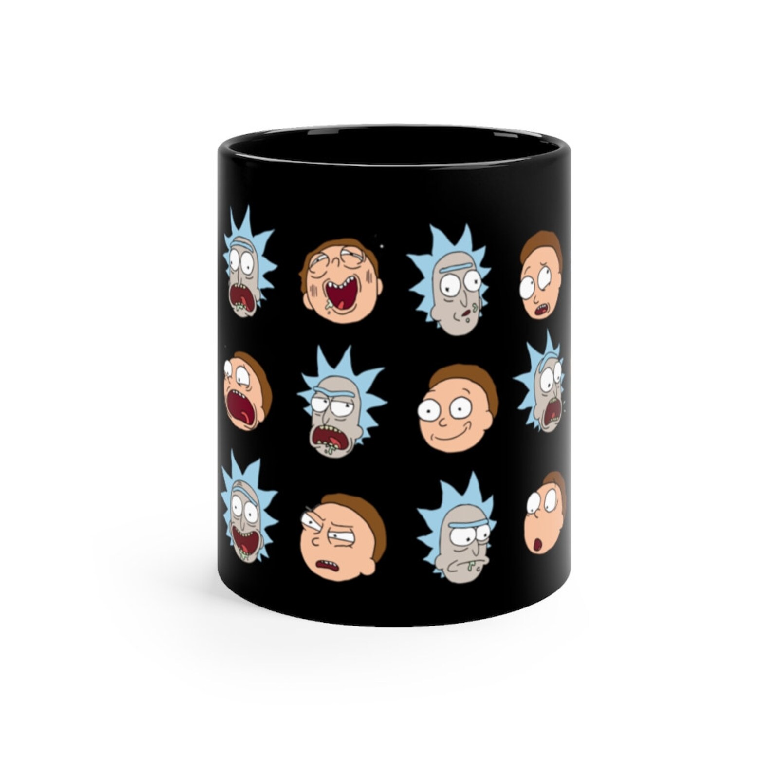 Rick And Morty Mug
 11 oz Rick And Morty Mug High For Life Birthday Gifts For Him