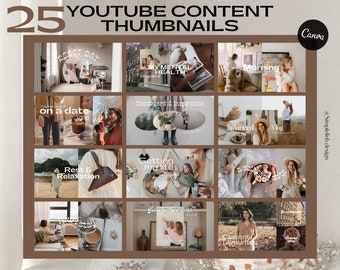 Modern Youtube Thumbnail TemplateI Youtube Channel Kit| Youtube Branding Kit| CanvaThumbnail Design| Canva Template| Youtube Channel Art