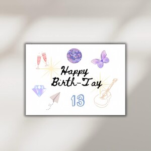 Happy Birth-tay card