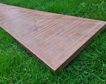 Kiln dried african mahogany sapele solid boards in bespoke widths & lengths wood 5" to 14" wide