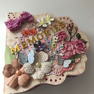 Unique Handmade memory/photo/ journal book one of a kind